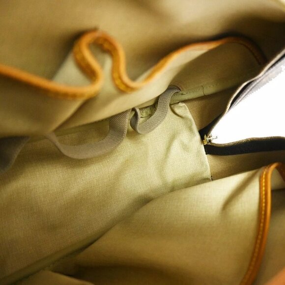 LOUIS VUITTON LV Logo Deauville Hand Bag Monogram Leather Brown - Picture 16 of 16